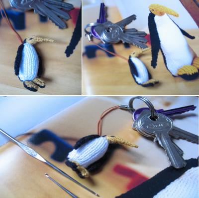 Porte-clés Pingouin