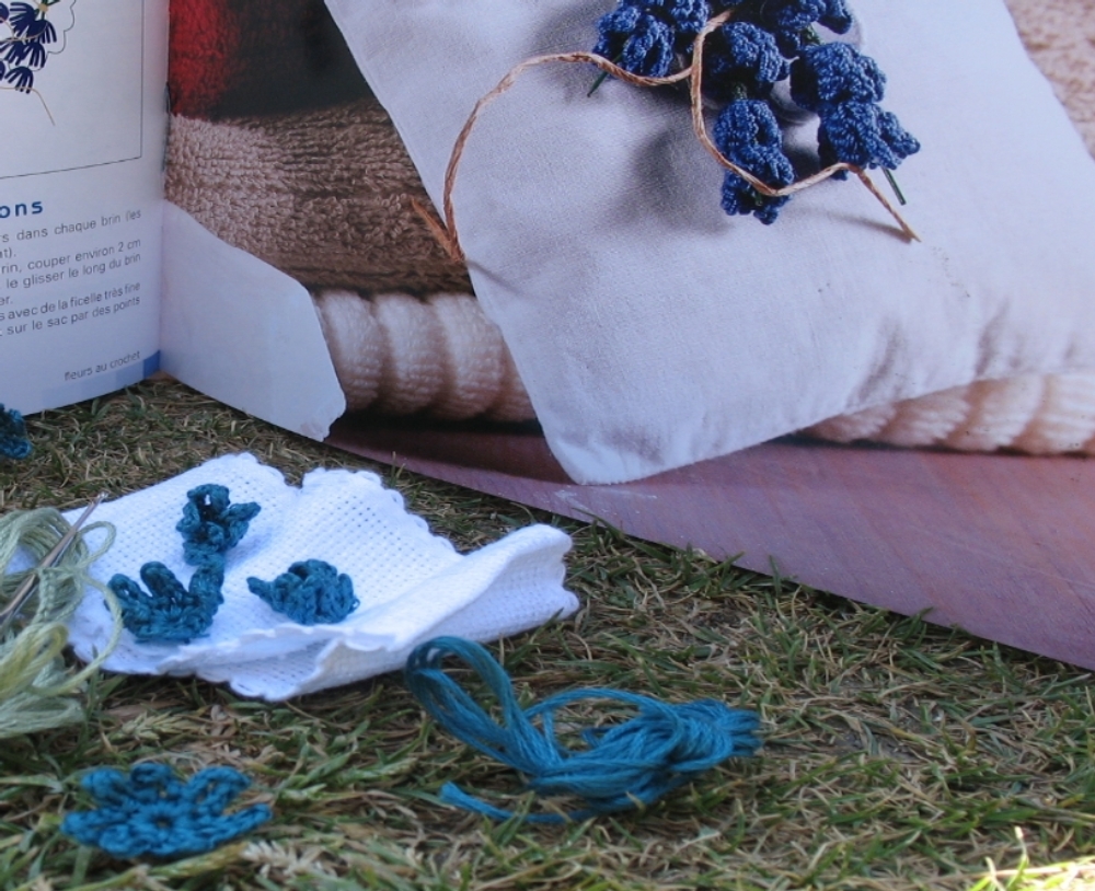 Bleuets au crochet
