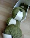 Six pelotes de felted tweed de Rowan