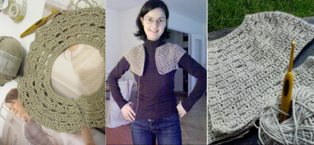 Mosaique Boléro crochet